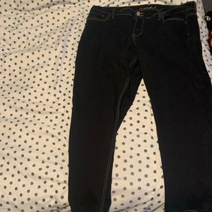 Dark blue jeans